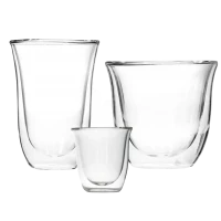 Set de pahare DeLongh DLSC302, 6 buc, Transparent