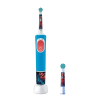Электрическая зубная щетка Braun Kids PRO Spiderman Brush Head, Синий Электрическая зубная щетка Braun Kids PRO Spiderman Brush Head, Синий
