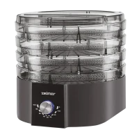 Deshidrator de fructe Zelmer ZFD1004, Negru