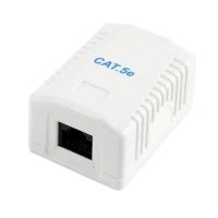 Priză pentru montare pe perete Cablexpert MVS-2S6-01, Alb Priză pentru montare pe perete Cablexpert MVS-2S6-01, Alb