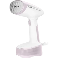Aparat de călcat vertical cu aburi Tefal DT3050E1, Alb/Roz