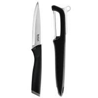 Набор ножей Tefal K2219255, Черный | Нержавеющая сталь