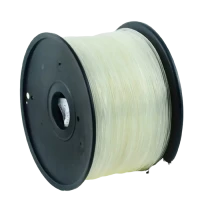 Filament pentru imprimantă 3D Gembird 3DP-ABS1.75-01-TR, ABS, Transparent , 1.75 mm, 1kg