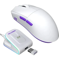 Gaming Mouse HATOR Hellyberry HM47, Alb | Violet Gaming Mouse HATOR Hellyberry HM47, Alb | Violet