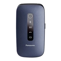 KX-TU550 Panasonic 4G Blue Clam Shell