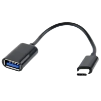 Адаптер Cablexpert A-OTG-CMAF2-01, USB Type-A (F)/USB Type-C, 0,2м, Чёрный Адаптер Cablexpert A-OTG-CMAF2-01, USB Type-A (F)/USB Type-C, 0,2м, Чёрный