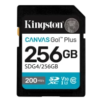 Card de Memorie Kingston Canvas Go! Plus, 256GB (SDG4/256GB) Card de Memorie Kingston Canvas Go! Plus, 256GB (SDG4/256GB)