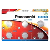 Baterii rotunde Panasonic CR-2025EL, CR2025, 6buc.