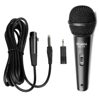 Microfon Karaoke SVEN MK-110, Cu fir, Negru Microfon Karaoke SVEN MK-110, Cu fir, Negru