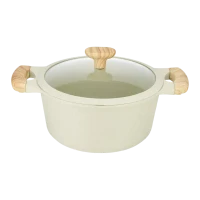 Кастрюля RESTO 93803, 4,2л, 24см, Бежевый