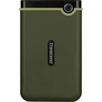 Внешний портативный жесткий диск Transcend StoreJet 25M3G, 1 ТБ, Military Green (TS1TSJ25M3G)