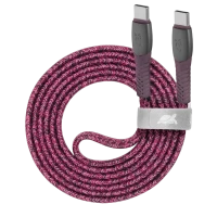Cablu de încărcare și date Rivacase PS6105, USB Type-C/USB Type-C, 1,2m, Roșu