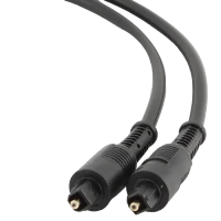 Аудиокабель Cablexpert CC-OPT-1M, Toslink - Toslink, 1м, Чёрный