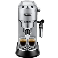 Cafetiera manuala DeLonghi Dedica Pump Espresso, 1300W, Argintiu Cafetiera manuala DeLonghi Dedica Pump Espresso, 1300W, Argintiu