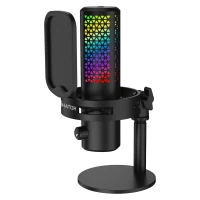 Microfon pentru calculator HATOR Dreamcast X RGB, Cu fir, Negru Microfon pentru calculator HATOR Dreamcast X RGB, Cu fir, Negru