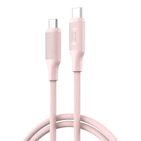 Cablu încărcare și sincronizare XO NB-Q265B, USB Type-C/USB Type-C, 1m, Roz Cablu încărcare și sincronizare XO NB-Q265B, USB Type-C/USB Type-C, 1m, Roz