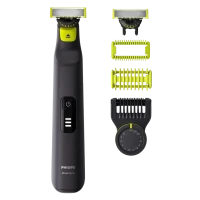 Trimmer pentru bărbați Philips QP6542/15 OneBlade Pro 360, Negru Trimmer pentru bărbați Philips QP6542/15 OneBlade Pro 360, Negru