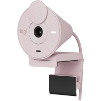 Camera Logitech BRIO 300, 1080p/30fps, FoV 70°, 2MP, Fixed Focus, Shutter, 1.5m, Type C, Rose