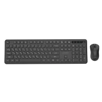 Клавиатура и мышь Gembird Slim Pro Business, Беспроводное, Чёрный