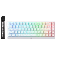 Tastatură MCHOSE Ace 68 E-Sport, Cu fir, White Topographic