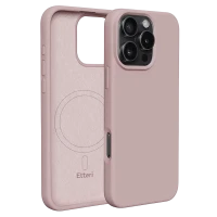 Чехол Etteri Silicone Mag case для iPhone 16 Pro Max, Light Pink