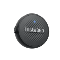 Microfon portabil pentru înregistrare vocală Insta360 Mic Air Transmitter, Fără fir, Negru