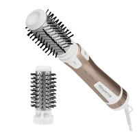 Фен-щётка Rowenta CF9520F0, 1000Вт, Золотой | Белый