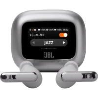 Căști JBL LIVE Beam 3, Argintiu