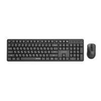 Клавиатура и мышь Gembird Silent key Pro Business, Беспроводное, Чёрный