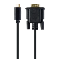 Cablu Video Cablexpert A-CM-VGAM-01, USB Type-C (M) - VGA (M), 0.15 m, Negru Cablu Video Cablexpert A-CM-VGAM-01, USB Type-C (M) - VGA (M), 0.15 m, Negru