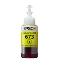 Контейнер с чернилами Epson T673, 70мл, Желтый