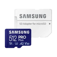 Карта памяти Samsung PRO Plus MicroSD, 512Гб (MB-MD512SA/KR) Карта памяти Samsung PRO Plus MicroSD, 512Гб (MB-MD512SA/KR)