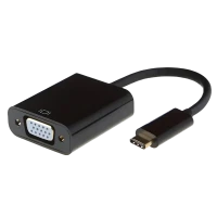 Adaptor Video APC Electronic APC-631008, Type-C - VGA D-Sub, 0,15m, Negru Adaptor Video APC Electronic APC-631008, Type-C - VGA D-Sub, 0,15m, Negru