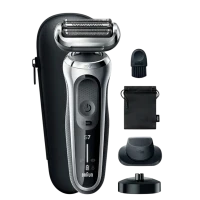Электробритва мужская Braun 71-S4200cs, Серебристый | Черный