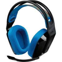 Căști gaming Logitech G535, Fără fir, Negru | Albastru