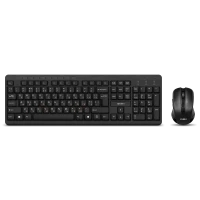 Клавиатура и мышь SVEN KB-C3400W, Беспроводное, Чёрный