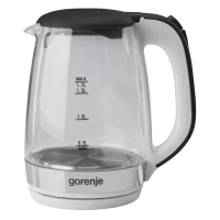 Электрочайник Gorenje K17GXG, Нержавеющая Сталь | Черный