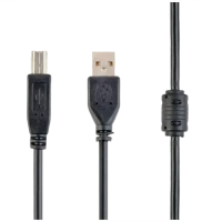 Cablu de comunicație Gembird CCF-USB2-AMBM-6, USB Type-A/USB Type-B, 1,8m, Negru