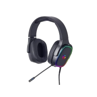 Игровая Гарнитура Gembird GHS-SANPO-S300, Проводной аналоговый, Чёрный