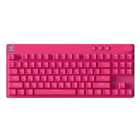 Tastatură MCHOSE Mix 87, Cu fir, Rose Red