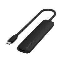 Adapter Satechi Slim multiport 4-in-1 USB-C, Black