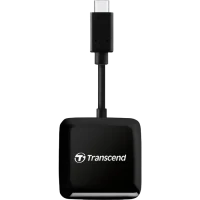 Cititor de carduri Transcend TS-RDC3, USB Type-C, Negru Cititor de carduri Transcend TS-RDC3, USB Type-C, Negru