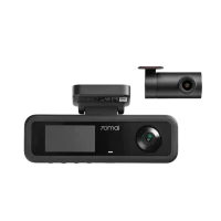 70mai Dash Cam T400 with Rear Cam (RC21) 3Channel, Black