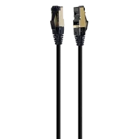 Патч-корд Cablexpert PP8-LSZHCU-BK-0.25M, Cat8 S/FTP, 0,25м, Чёрный