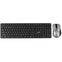 Клавиатура и мышь Genius KM-8216S, Беспроводное, Чёрный
