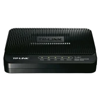 ADSL Модем TP-LINK TD-8817, ADSL/ADSL2/ADSL2 + до 24 Мбит/с, Чёрный