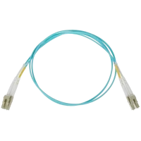 Fiber optic patch cords, Multimode OM4, LC-LC Duplex, 1M