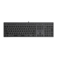 Клавиатура A4Tech FX60, Проводное, Серый
