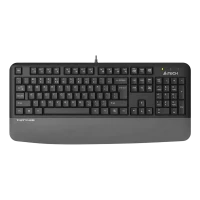 Keyboard A4Tech FK20, Fstyler FN Multimedia Wired Keyboard( US+RU+RO ), Gray