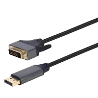 Cablu Video Cablexpert CC-DPM-DVIM-4K-6, DisplayPort (M) - DVI-D (M), 1,8m, Negru
